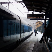 Dne 3. února 2017 v 8:15, vlak přistaven v Ústí nad Labem 