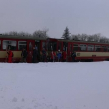 Úterý 28.12.2010, pokračující výstup lyžařů ve stanici Moldava