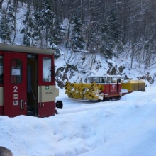 Neděle 2.1.2011, vlak 26802 a sněhové fréza 