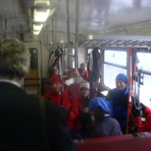 Sobota 17.12.2011, obsazenost vlaku 26802 v úseku Nové Město - Moldava