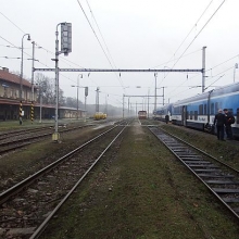 Pondělí 1.2.2016, vlak 26850 v Louce u Litvínova 