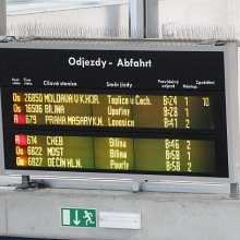 V pondělí 27. února 2017 měl vlak zpoždění 