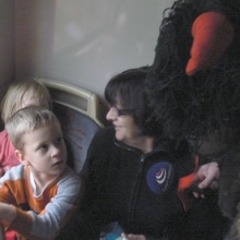 Rozhovoru čerta s dětmi byl přítomen i mikrofon Českého rozhlasu. 