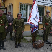 Na oslavě byli přítomni i zástupci vojenského Muzea československého opevnění Na Kočičáku, www.kocicak.cz 