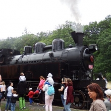 Parní lokomotiva v Oseku 