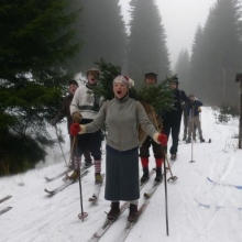 Výprava německých historických lyžařů 