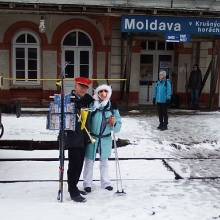 No a po obědě jsme se rozloučili s německými účastníky a vrátili se na moldavské nádraží. 